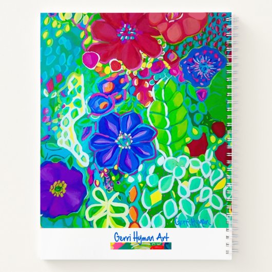 Prachtig bloesem schetsboek notitieboek (Achterkant)