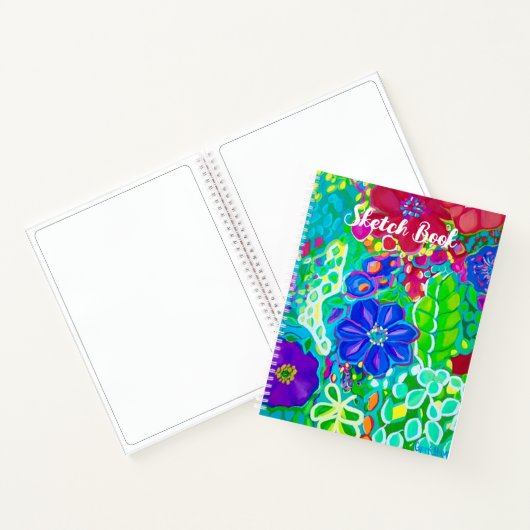 Prachtig bloesem schetsboek notitieboek (Binnen)