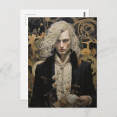 Prachtig blond Man Briefkaart (Voorkant / Achterkant)