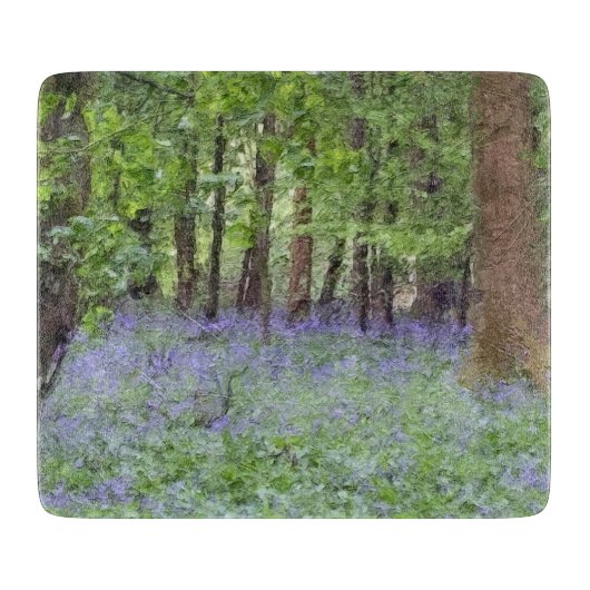 Prachtig Bluebell Wood Snijplank (Voorkant)