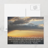 Prachtig boeddhistisch citaat met inspirerend foto briefkaart (Voorkant / Achterkant)