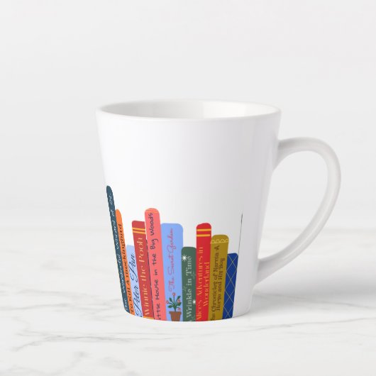 Prachtig boek latte mok (Rechts)