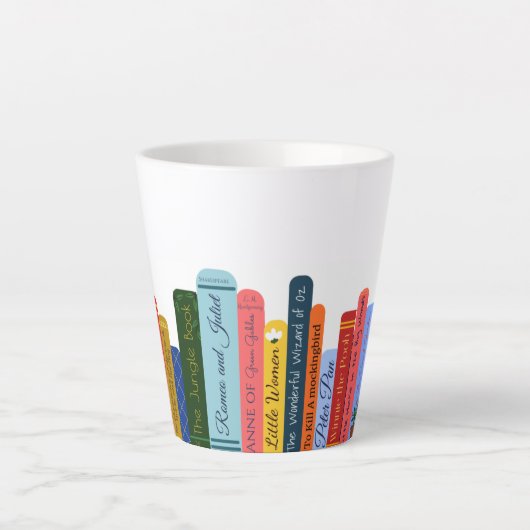 Prachtig boek latte mok (Voorkant)