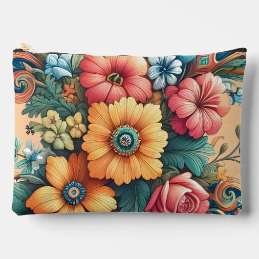 Prachtig boeket bloemen etui (Voorkant)