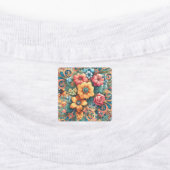 Prachtig boeket bloemen labels (Aangebracht)