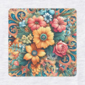 Prachtig boeket bloemen labels (Design 1)