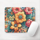 Prachtig boeket bloemen muismat (Met muis)