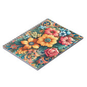 Prachtig boeket bloemen notitieboek (Linkerzijde)