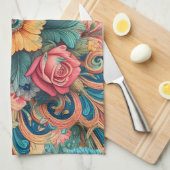 Prachtig boeket bloemen theedoek (Quarter Fold)