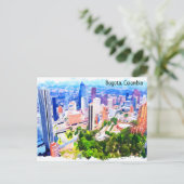 Prachtig Bogota Colombia City Panorama Uitzicht Briefkaart (Staand voorkant)