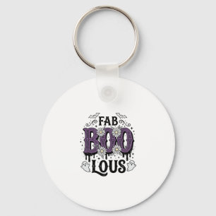 Prachtig Boo Halloween Vintage Geest Shirt Ontwerp Sleutelhanger