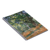 Prachtig boslicht herfst kunst notitieboek (Rechterzijde)