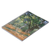 Prachtig boslicht herfst kunst notitieboek (Linkerzijde)