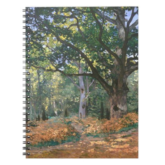Prachtig boslicht herfst kunst notitieboek (Voorkant)