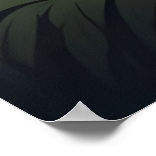 Prachtig bospad poster (Hoek)