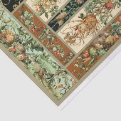 Prachtig botanisch weefselpapier tissuepapier (Detail)