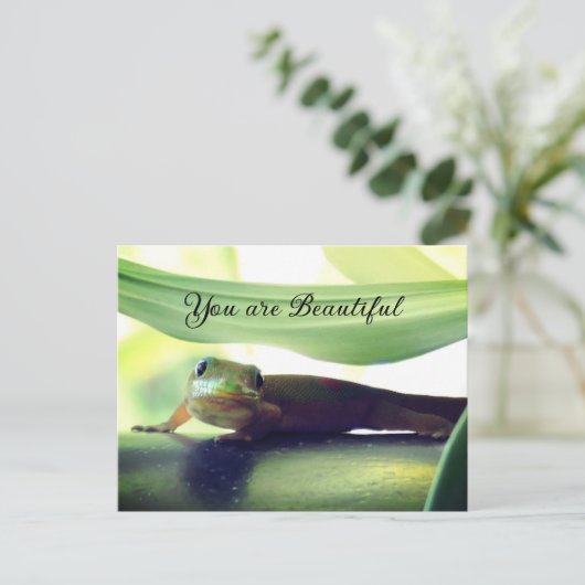 prachtig briefkaart (Staand voorkant)