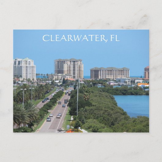 Prachtig briefkaart van Clearwater, Florida (Voorkant)