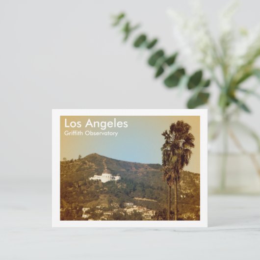 Prachtig Briefkaart van het LA Observatory! (Staand voorkant)