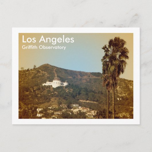 Prachtig Briefkaart van het LA Observatory! (Voorkant)
