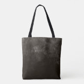 Prachtig | Bruine textuur Tote Bag (Achterkant)