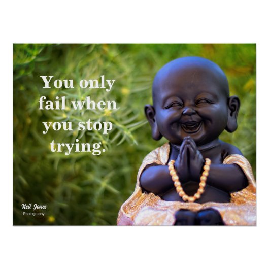 Prachtig Budha Inspirerend poster (Voorkant)