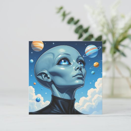 Prachtig buitenaards wezen (Staand voorkant)