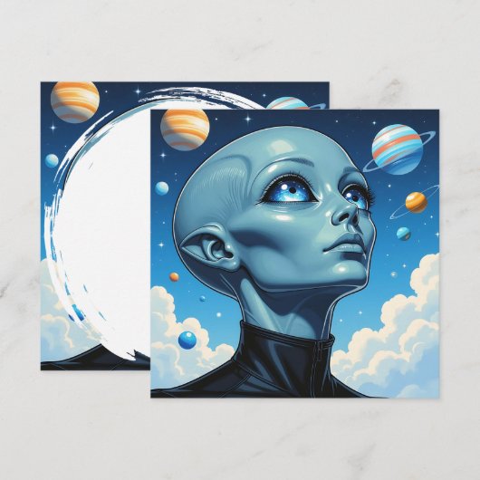 Prachtig buitenaards wezen (Voorkant / Achterkant)