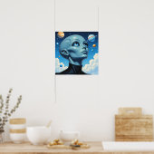 Prachtig buitenaards wezen poster (Keuken)