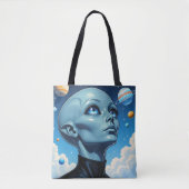 Prachtig buitenaards wezen tote bag (Voorkant)