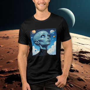 Prachtig buitenaards wezen Tri-Blend shirt
