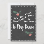 Prachtig Bunco kerstthema Kaart (Voorkant)