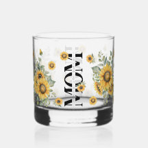 Prachtig cadeau voor moeder Waterverf zonnebloem b