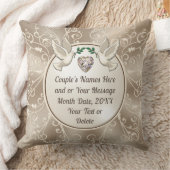 Prachtig cadeau voor nieuw echtpaar, gepersonalise kussen (Deken)