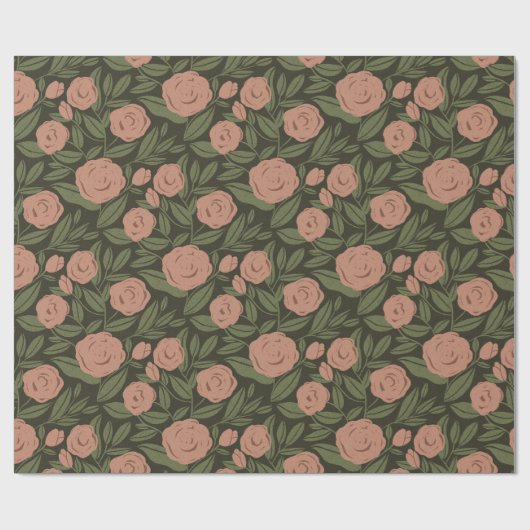 Prachtig Camellias inpakpapier (Vlak)