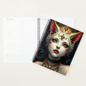 Prachtig Cat Fairy portret Planner (Display)