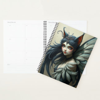 Prachtig Cat Fairy portret Planner