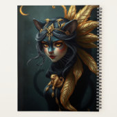 Prachtig Cat Fairy portret Planner (Achterkant)