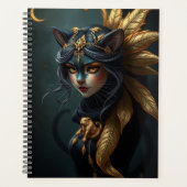 Prachtig Cat Fairy portret Planner (Voorkant)