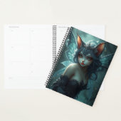 Prachtig Cat Fairy portret Planner (Display)