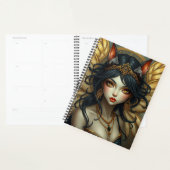 Prachtig Cat Fairy portret Planner (Display)