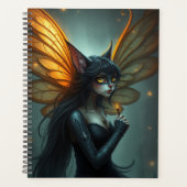 Prachtig Cat Fairy portret Planner (Voorkant)
