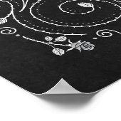 Prachtig Chaos Square Poster (24x24) (Hoek)