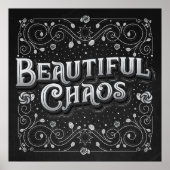 Prachtig Chaos Square Poster (24x24) (Voorkant)