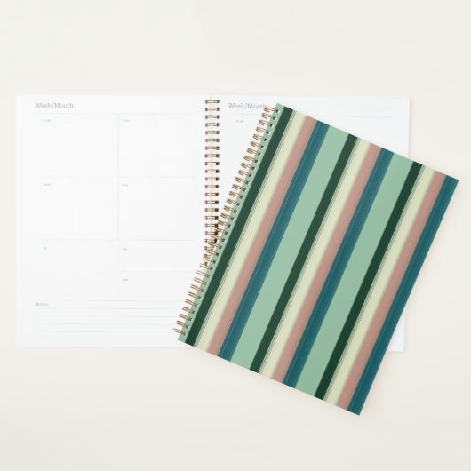 Prachtig chic gestreept planner (Display)