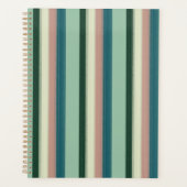 Prachtig chic gestreept planner (Voorkant)