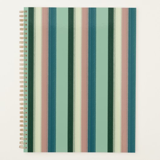 Prachtig chic gestreept planner (Voorkant)