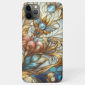Prachtig chique Glas in lood bloemenmozaïekpatroon Case-Mate iPhone Case (Achterkant)
