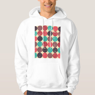 Prachtig cirkel patroon behang hoodie