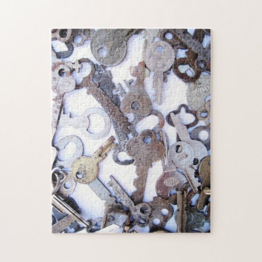 Prachtig Collectie van  oude skeletsleutels Legpuzzel (Verticaal)